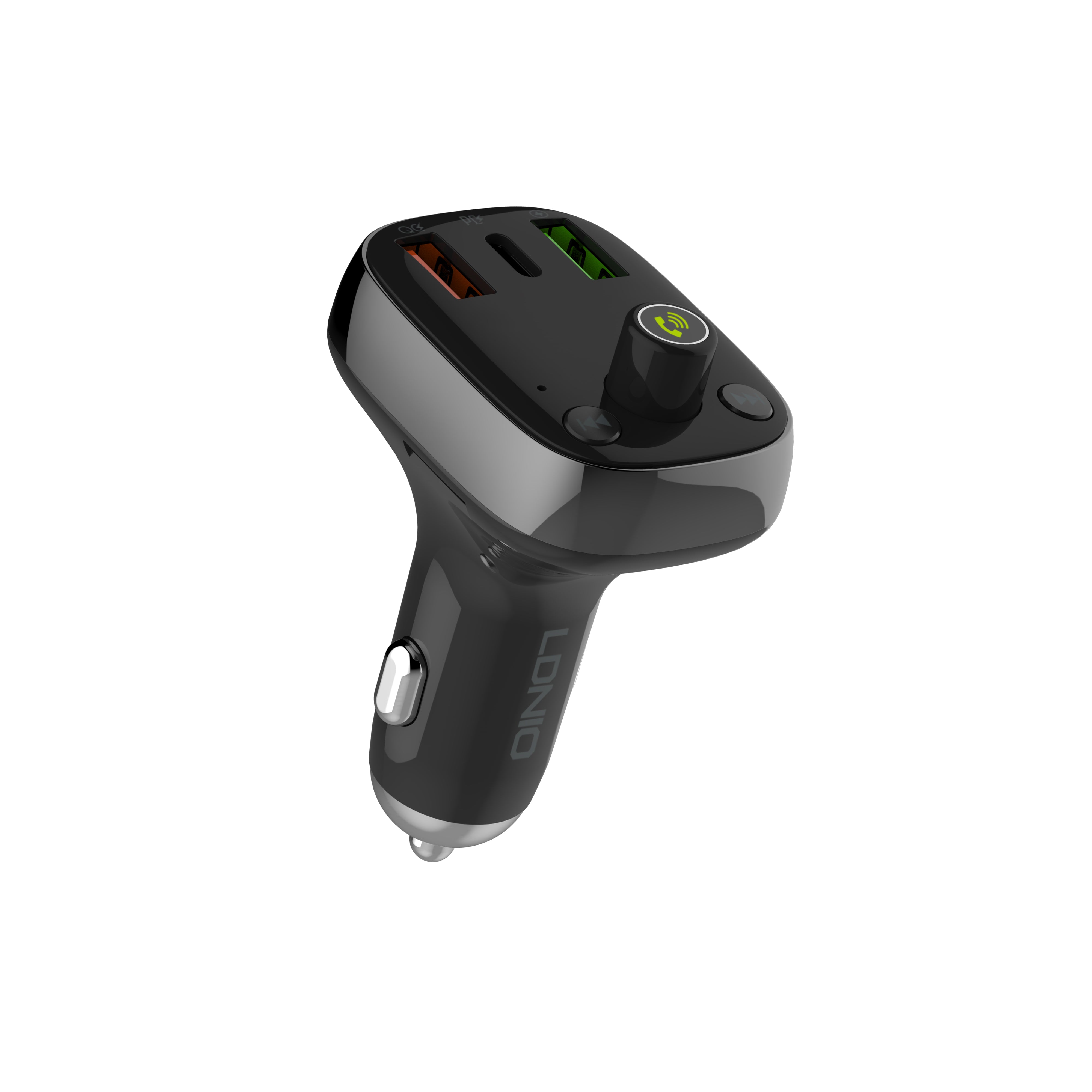 30W billader med innebygget handsfree for Bluetooth 5.0