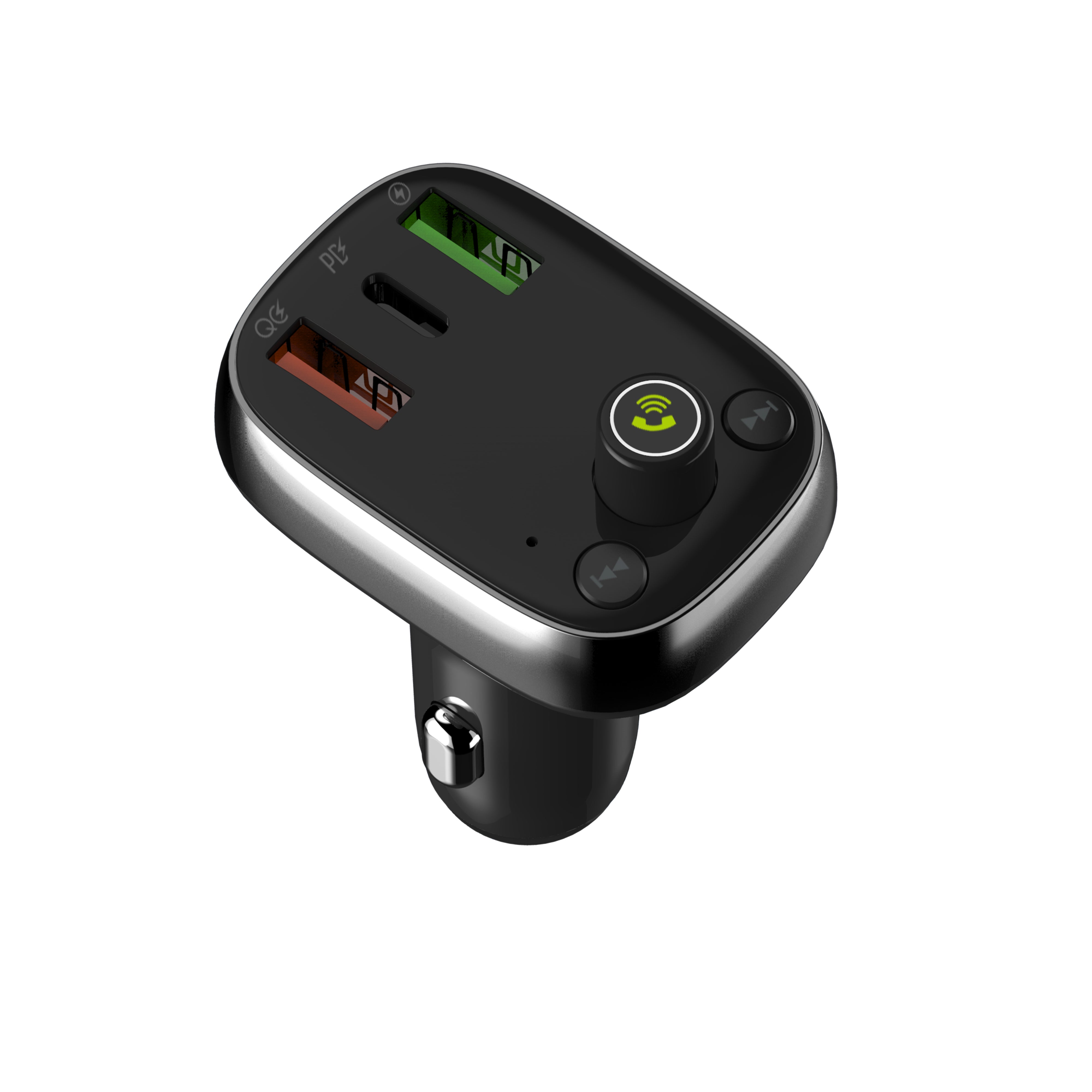30W billader med innebygget handsfree for Bluetooth 5.0