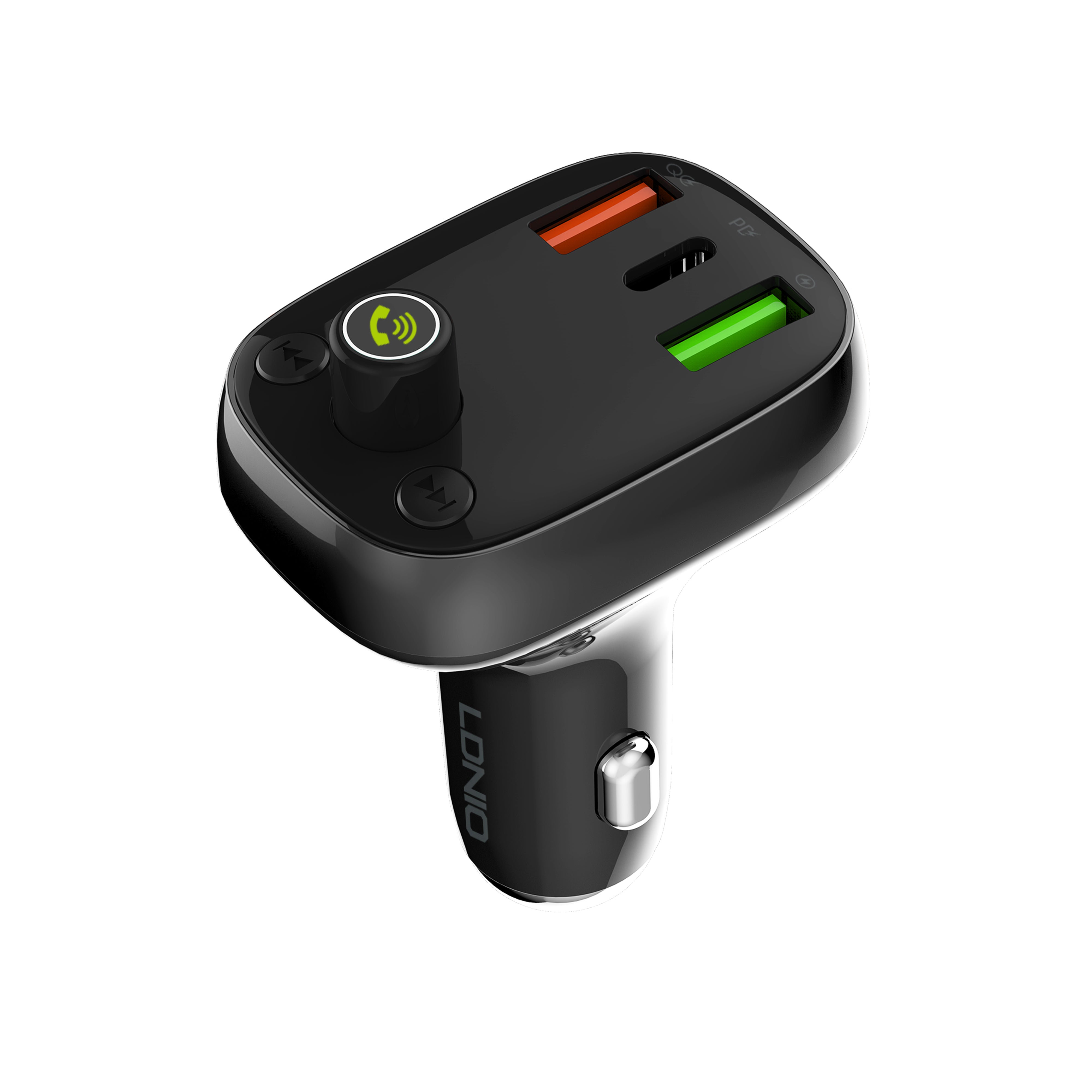 30W billader med innebygget handsfree for Bluetooth 5.0