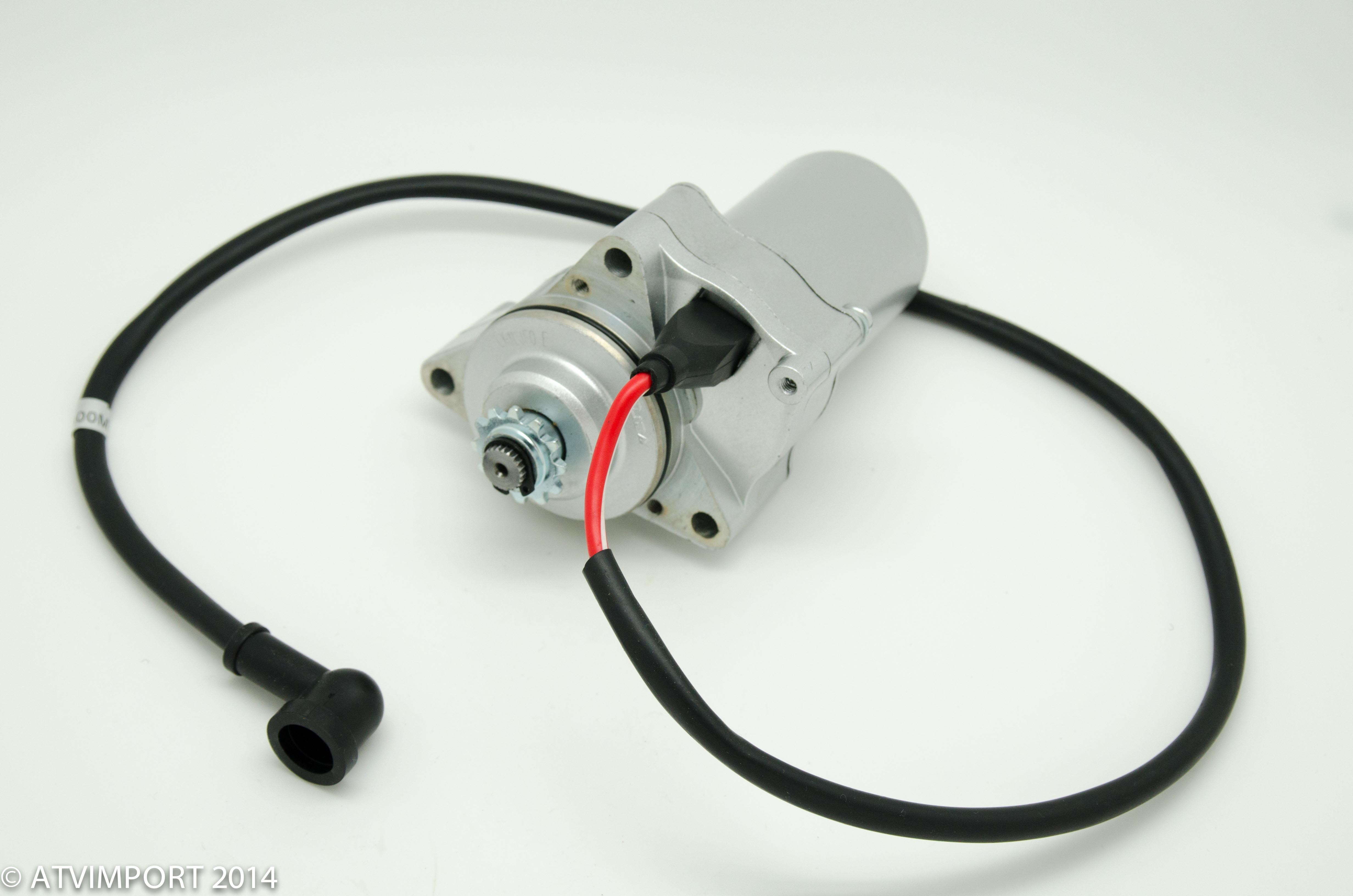 Startmotor sølv 70cc-125cc