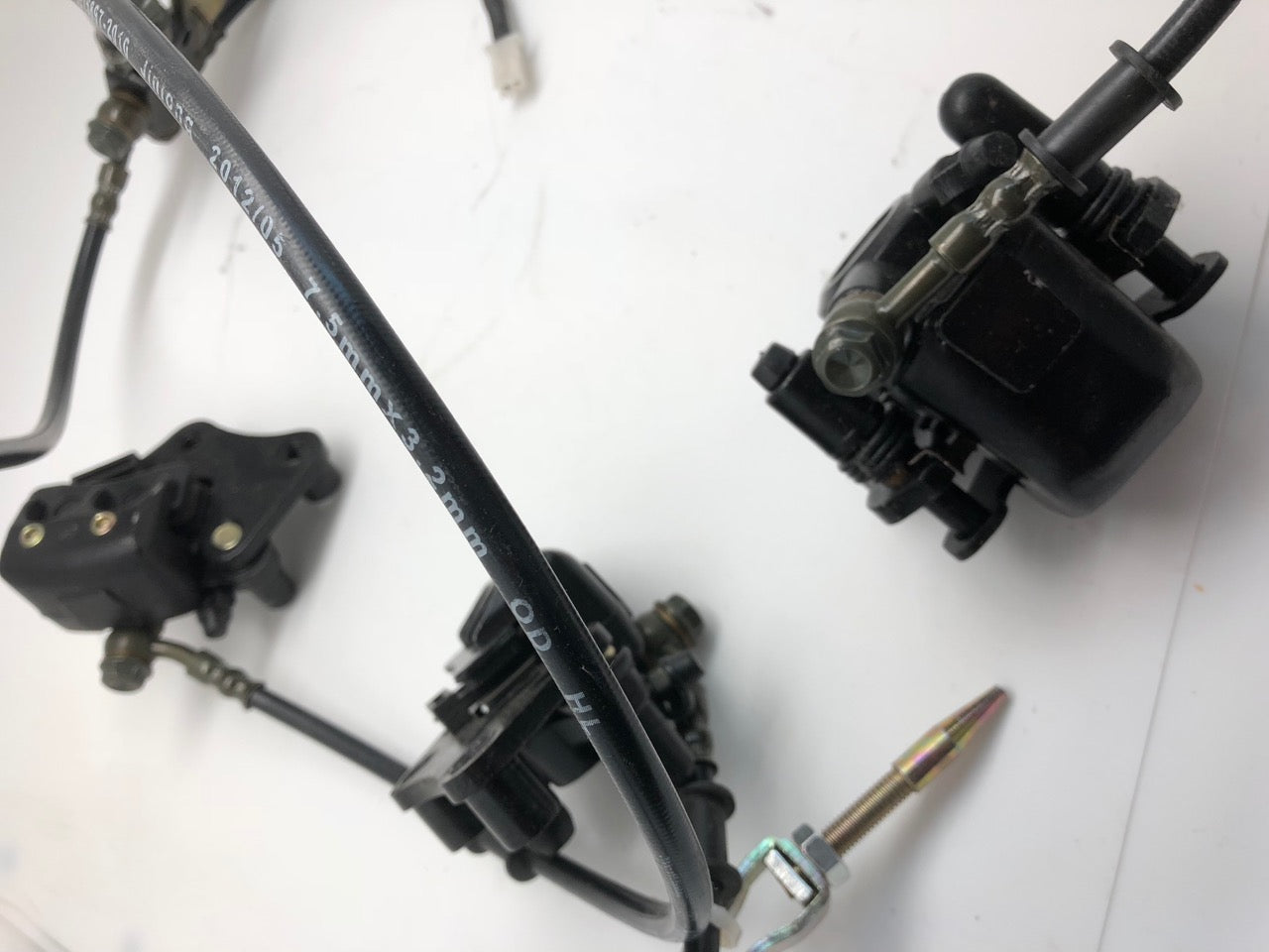 Komplett hydraulisk bremsesett til MiniTraktor,