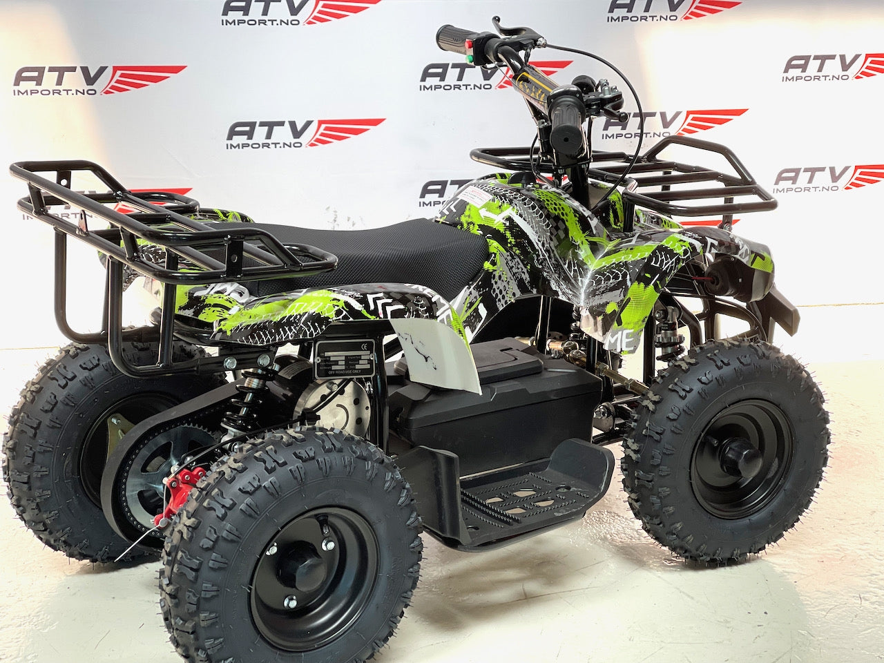 800 W Elektrisk barne ATV grønn F1