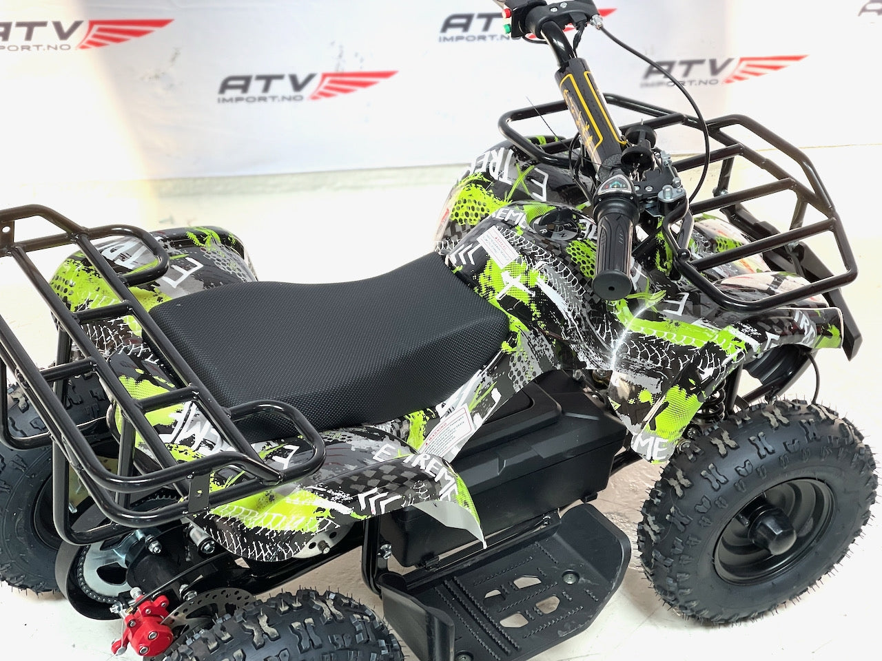 800 W Elektrisk barne ATV grønn F1