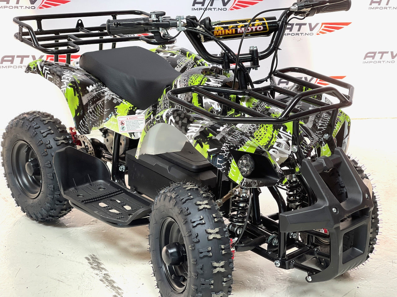 800 W Elektrisk barne ATV grønn F1