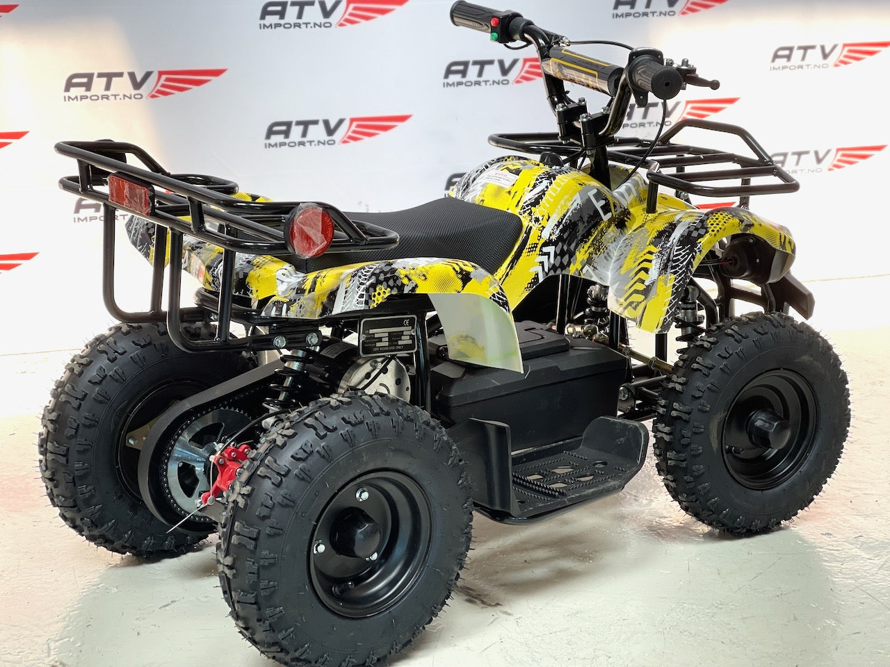 800 W Elektrisk barne ATV gul F1