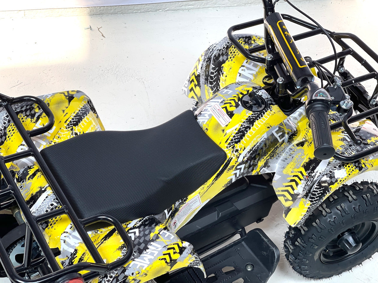 800 W Elektrisk barne ATV gul F1