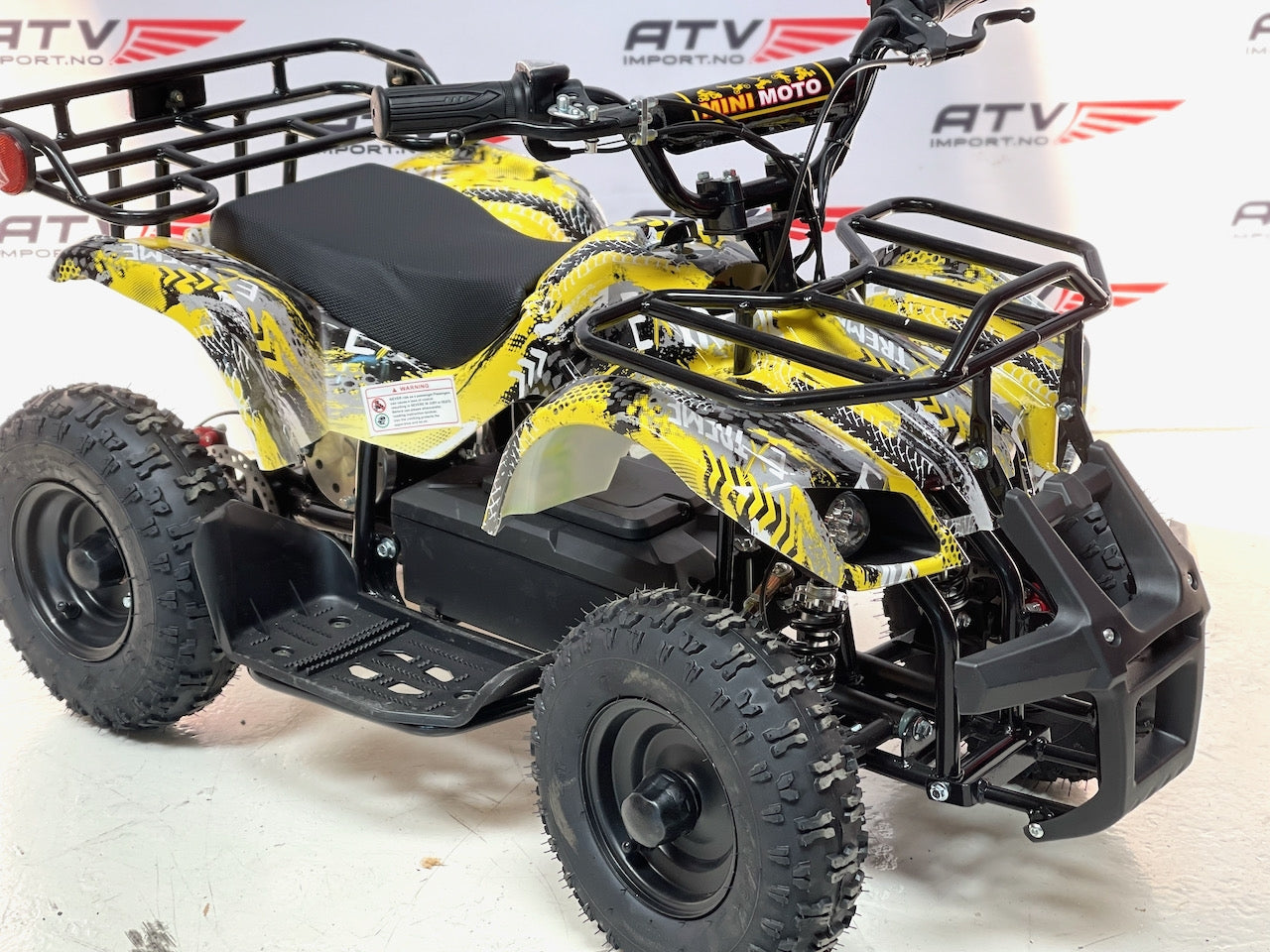 800 W Elektrisk barne ATV gul F1