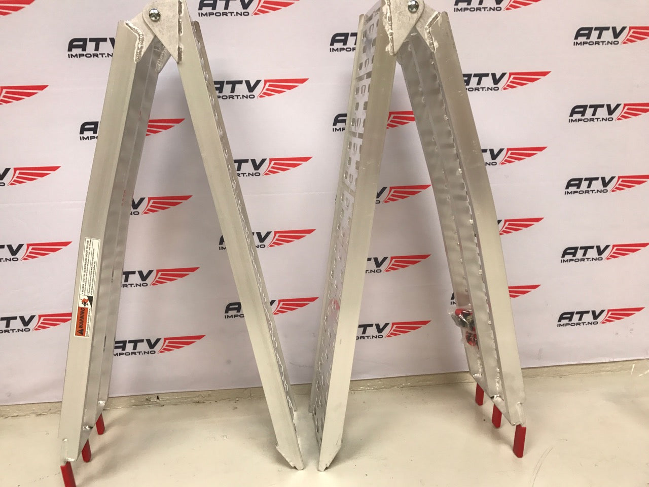 KJØRERAMPE ATV m/støtteben par (2 stk)