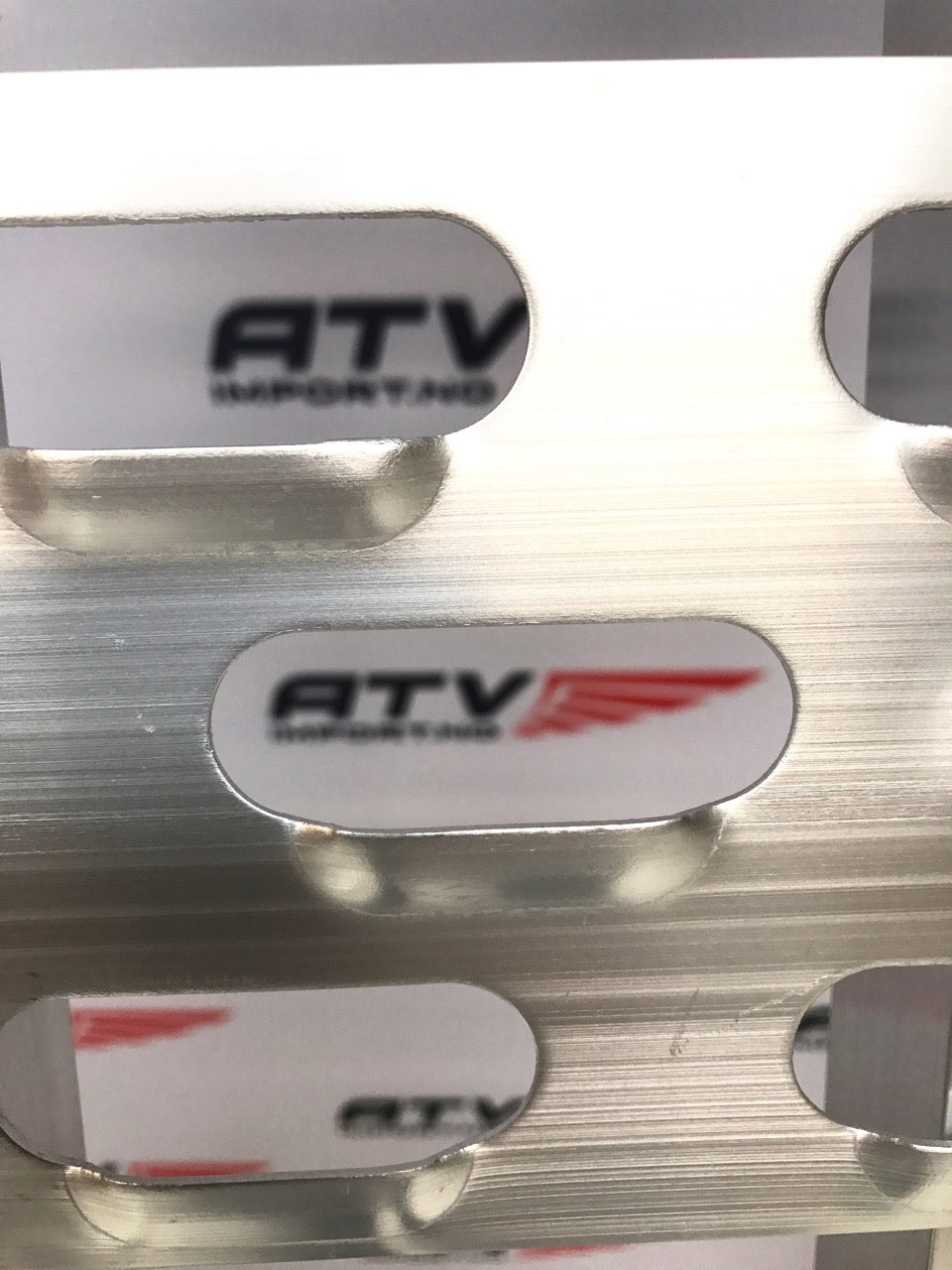 KJØRERAMPE ATV m/støtteben par (2 stk)