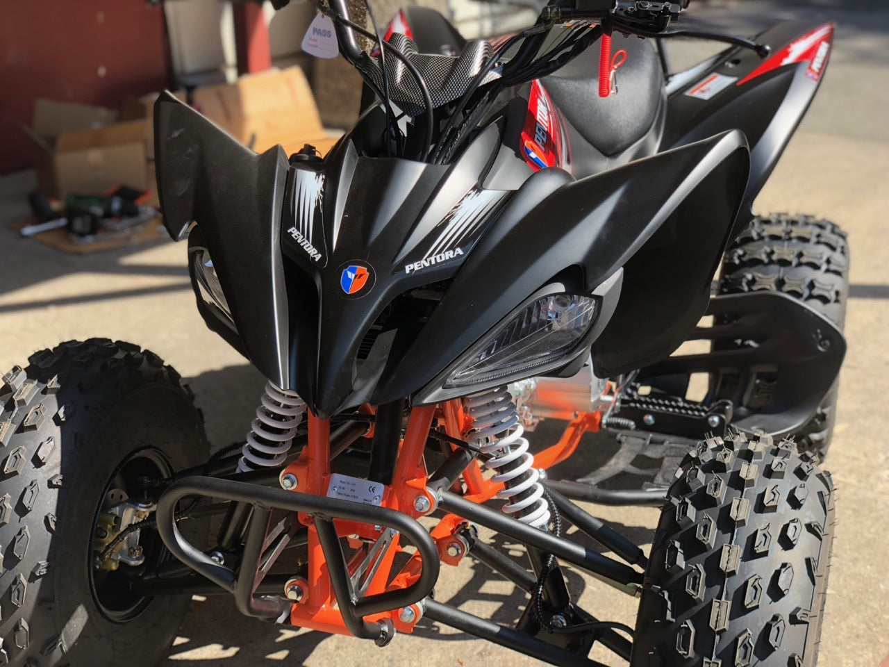 125cc Pentora Y45 Mattsort - nedsatt pris