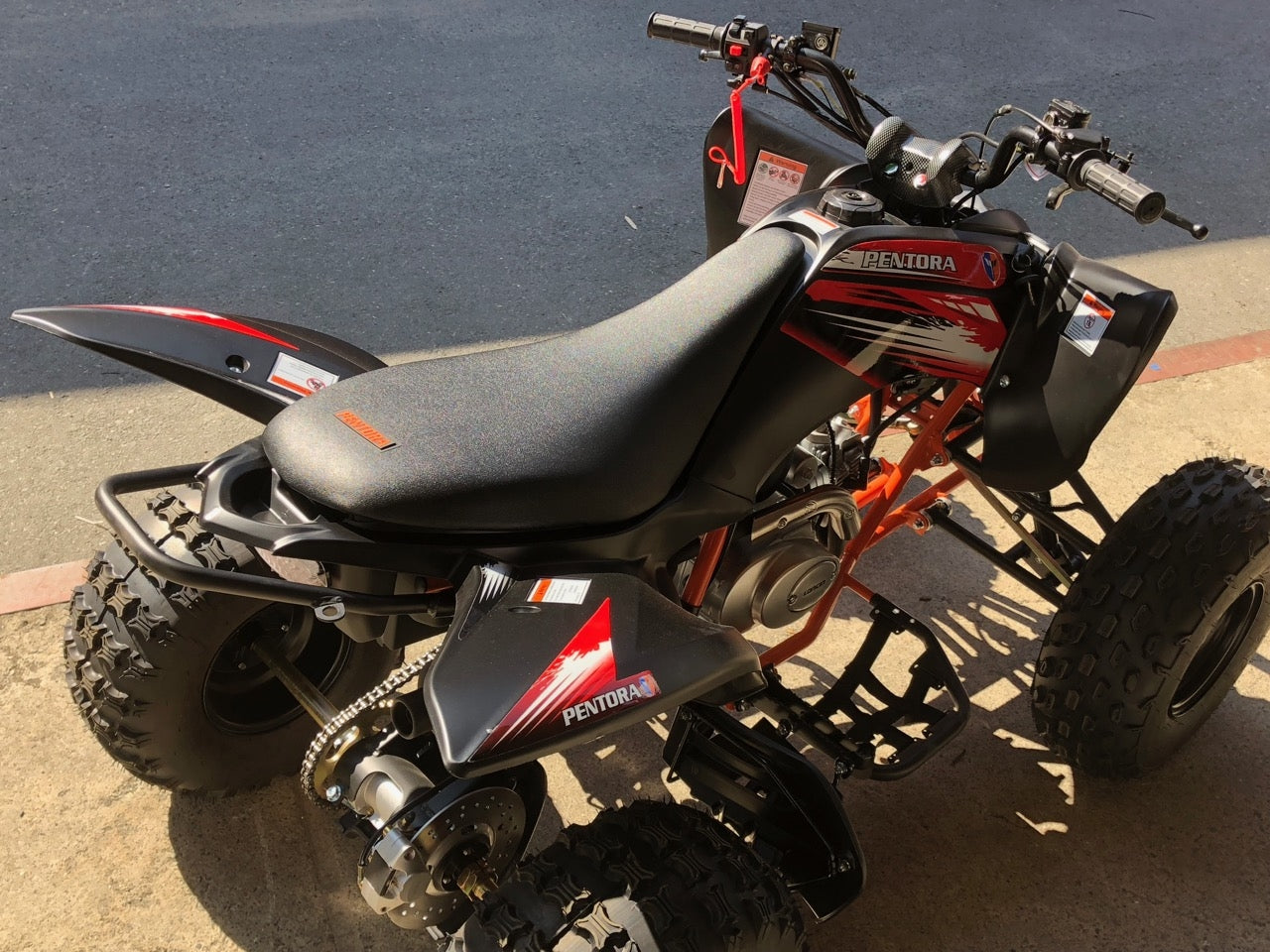 125cc Pentora Y45 Mattsort - nedsatt pris