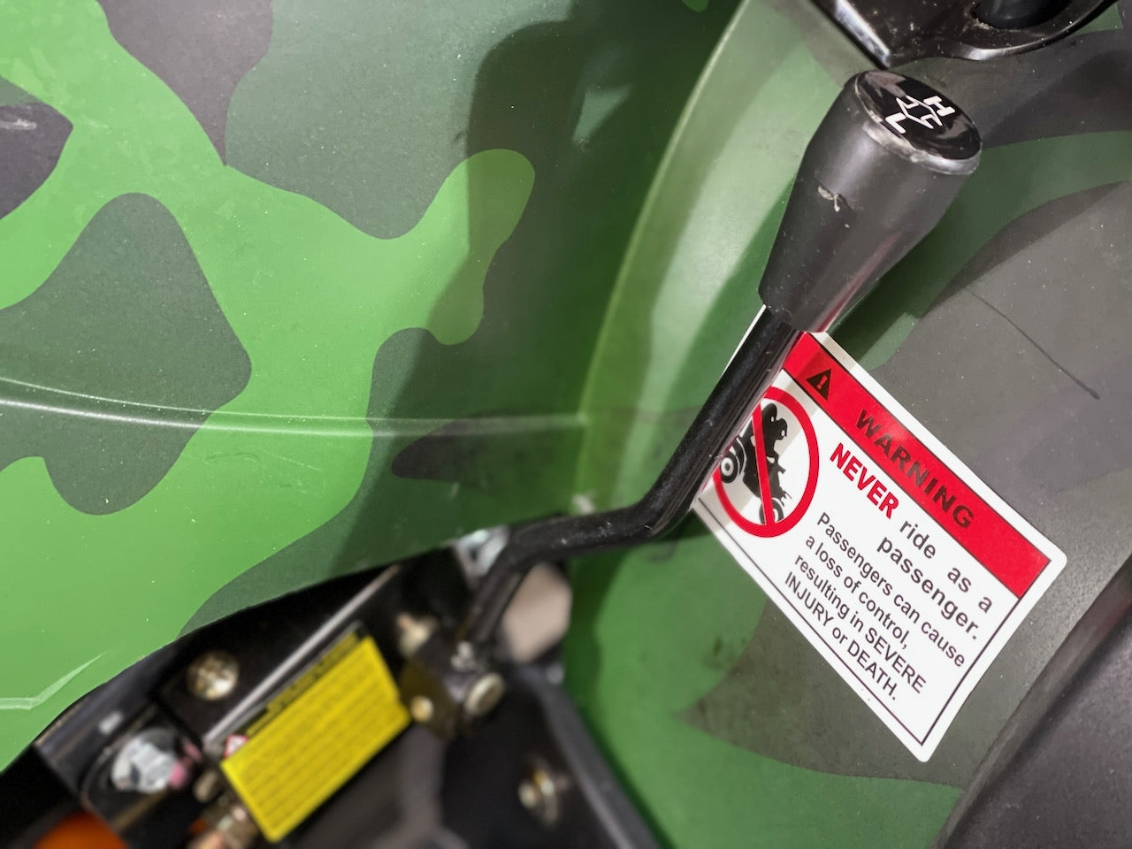 1500W Farmer 60V m/diff. - matt grønn camu m/alu felger og hydrauliske frembremser