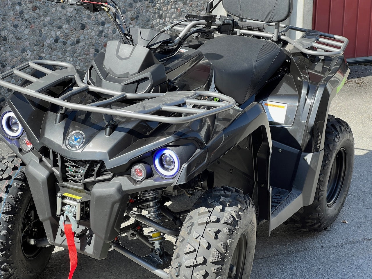 NY MODELL - 200cc Hammer II - Stor modell m/vinsj - sort