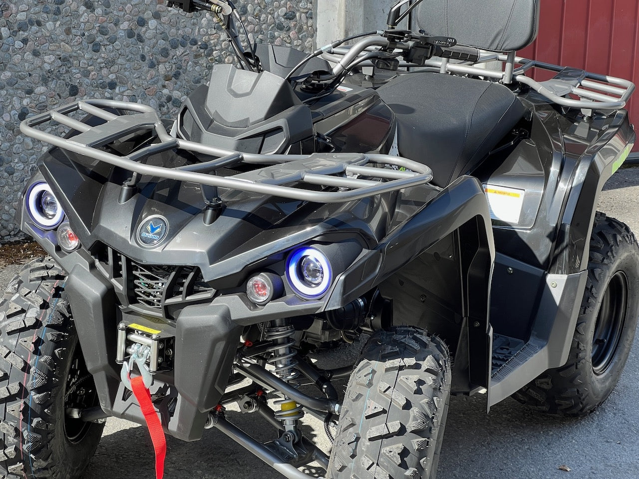NY MODELL - 200cc Hammer II - Stor modell m/vinsj - sort