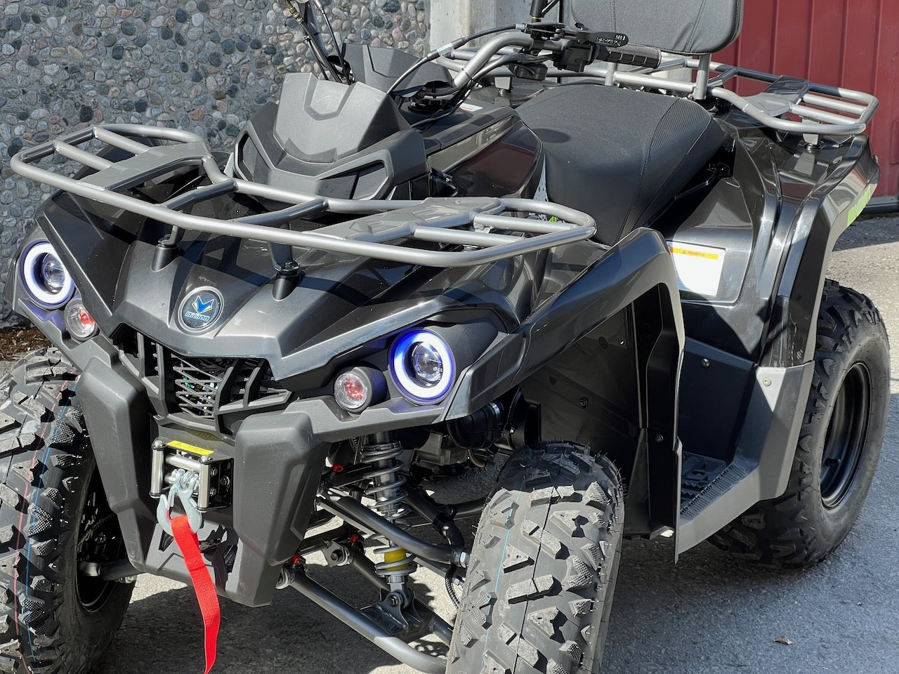 NY MODELL - 200cc Hammer II - Stor modell m/vinsj - sort