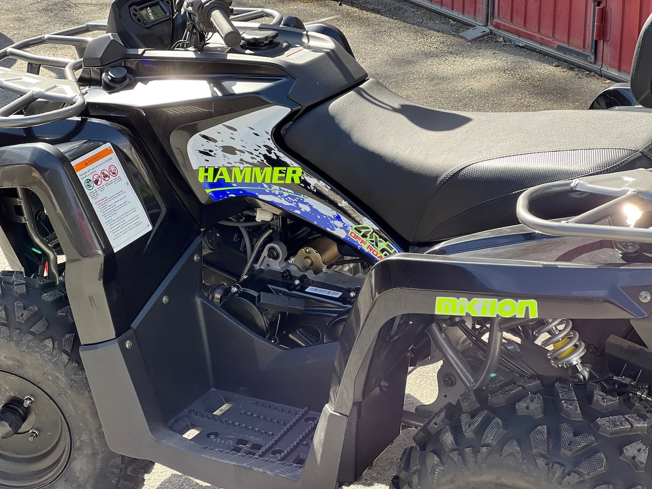 NY MODELL - 200cc Hammer II - Stor modell m/vinsj - sort