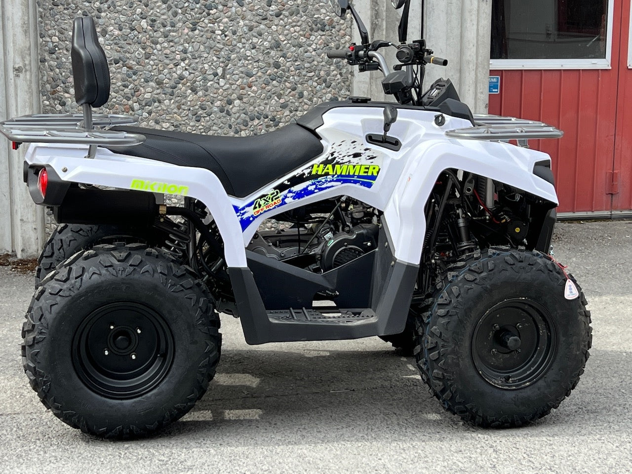 NY MODELL - 200cc Hammer II - Stor modell m/vinsj - hvit