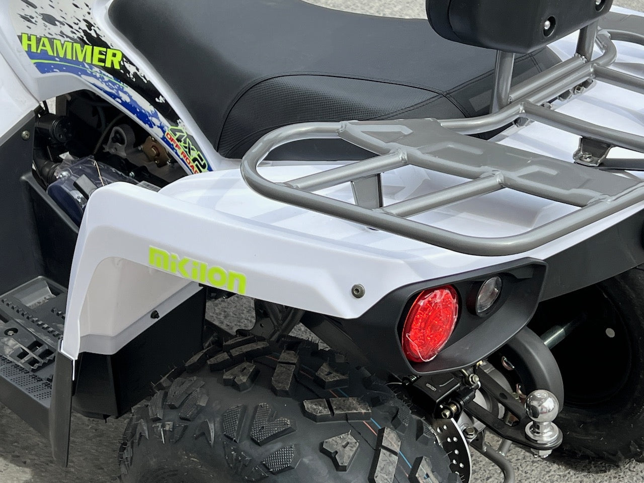 NY MODELL - 200cc Hammer II - Stor modell m/vinsj - hvit