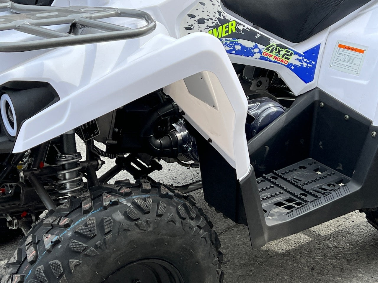 NY MODELL - 200cc Hammer II - Stor modell m/vinsj - hvit