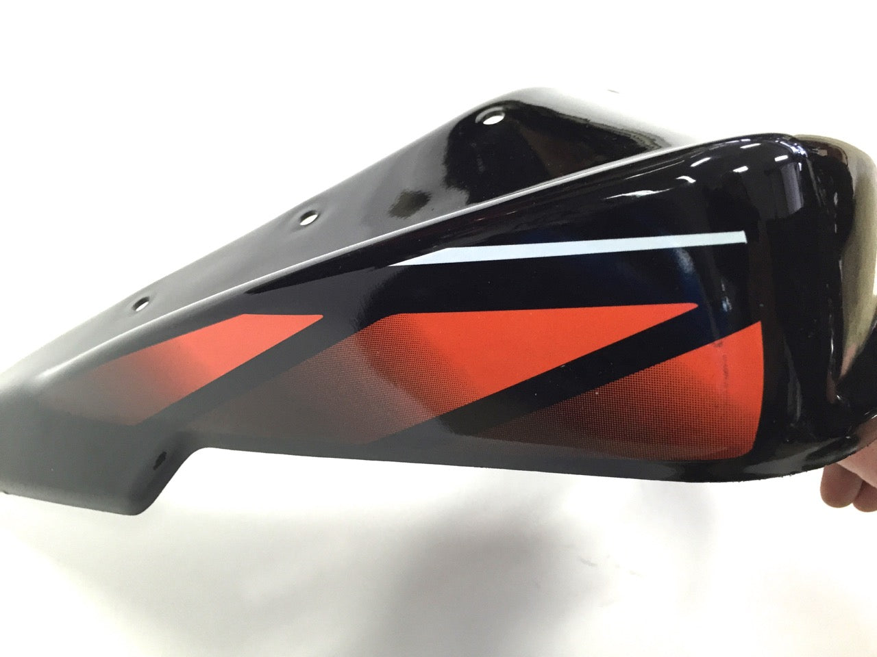 Skjerm fremme 125cc/250cc - venstre orange