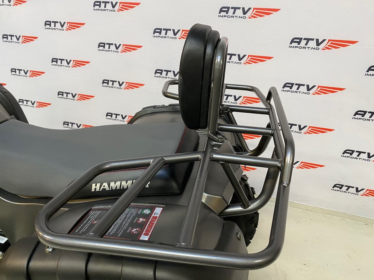 200cc Hammer - Carbon grå m/alu.felger og vinsj + Ledbar