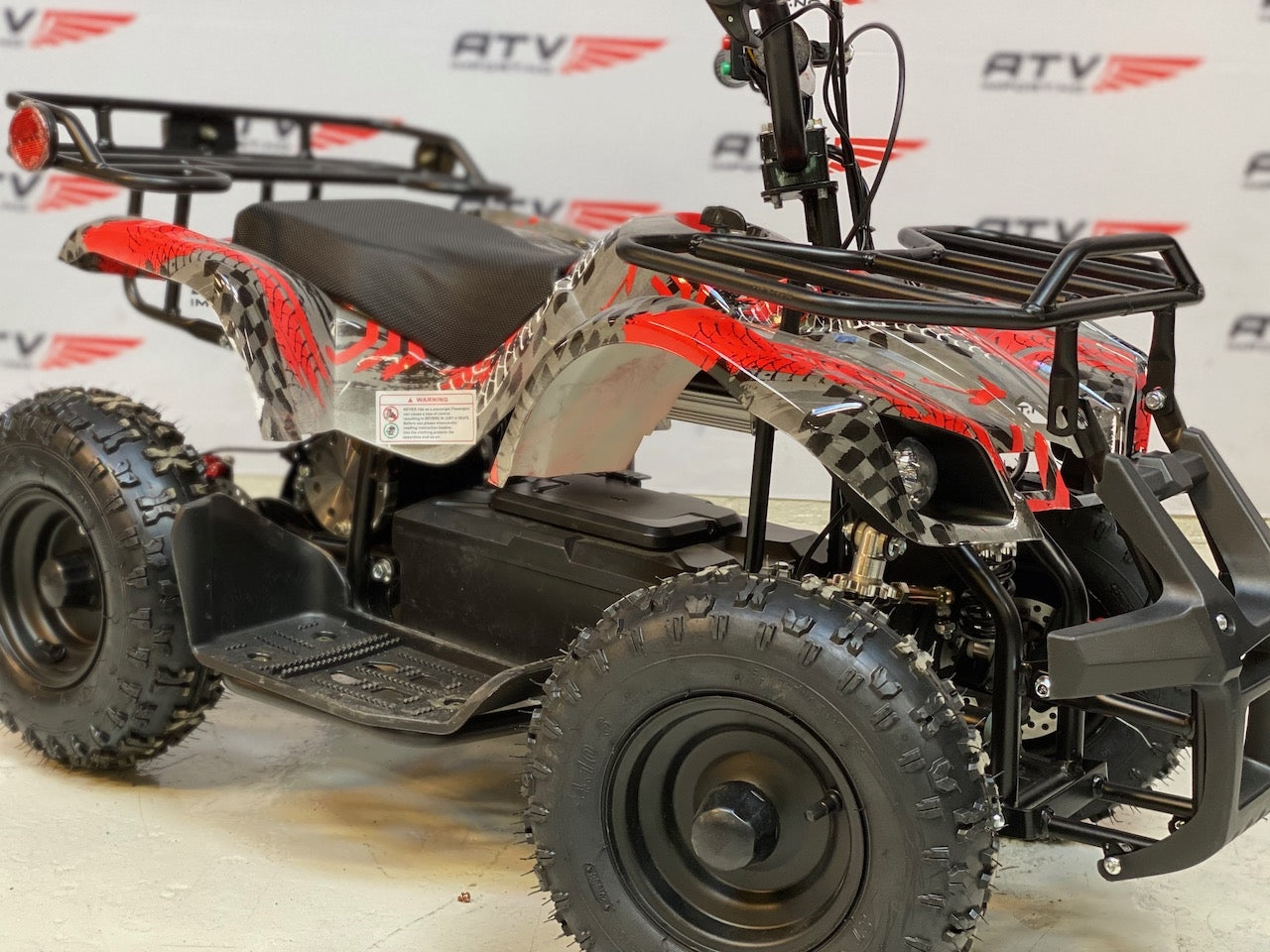 800 W Elektrisk barne ATV rød F1