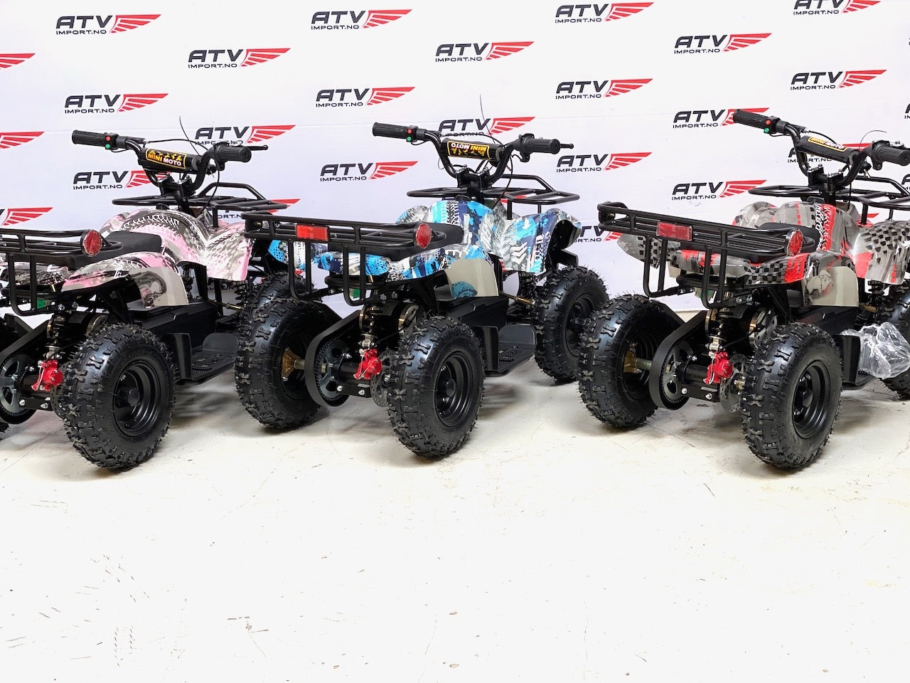 800 W Elektrisk barne ATV blå F1
