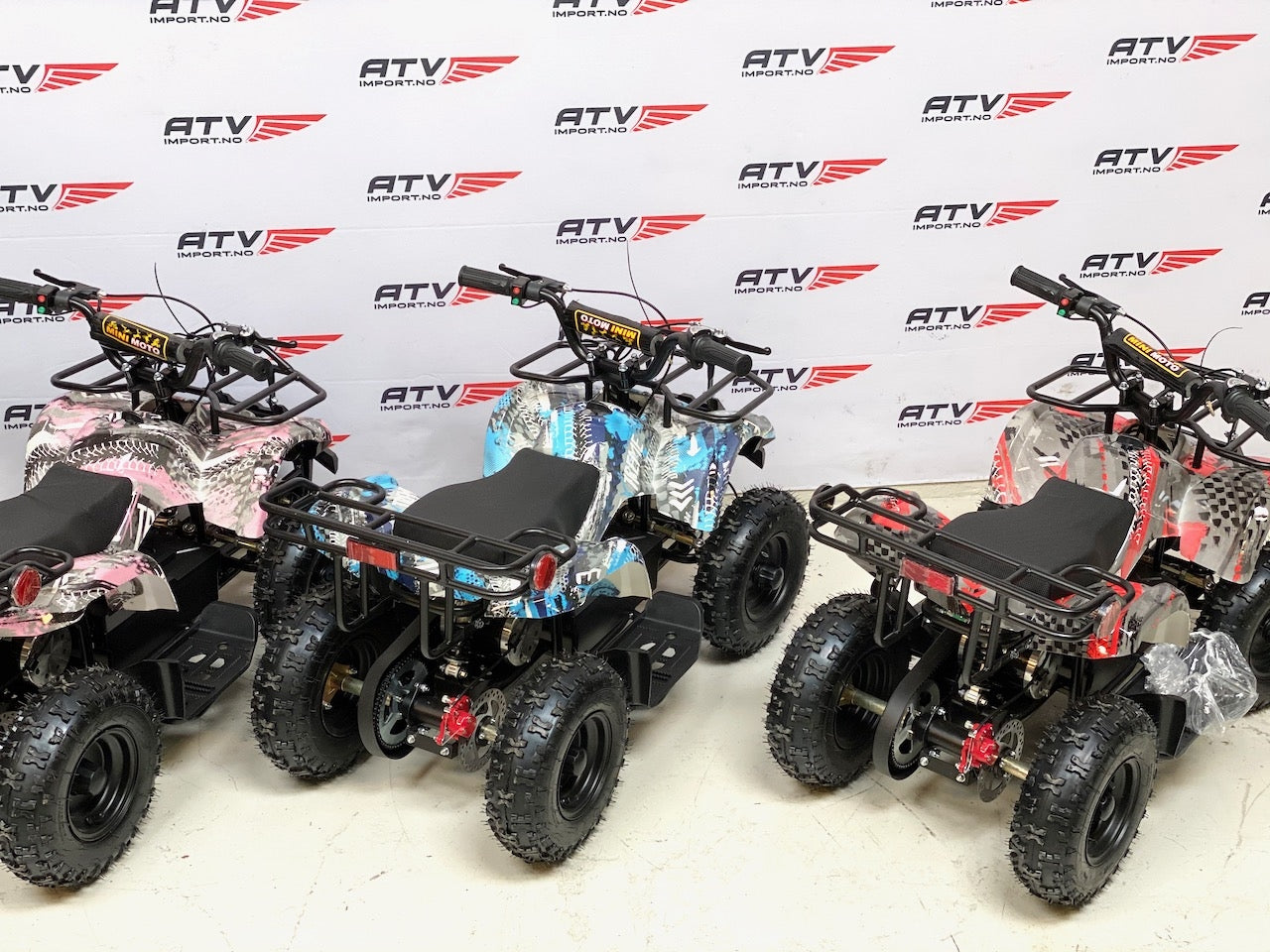 800 W Elektrisk barne ATV rød F1