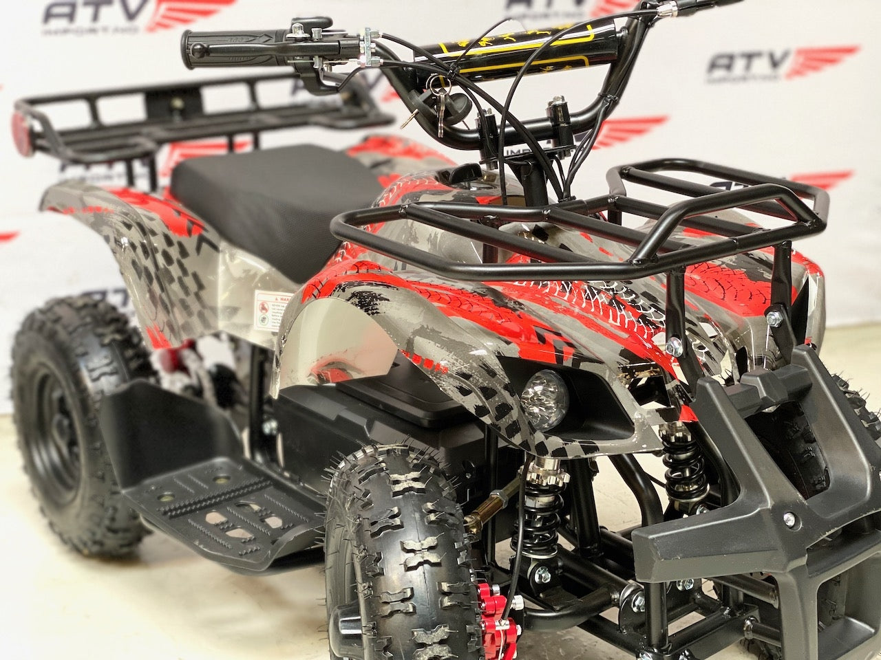 800 W Elektrisk barne ATV rød F1