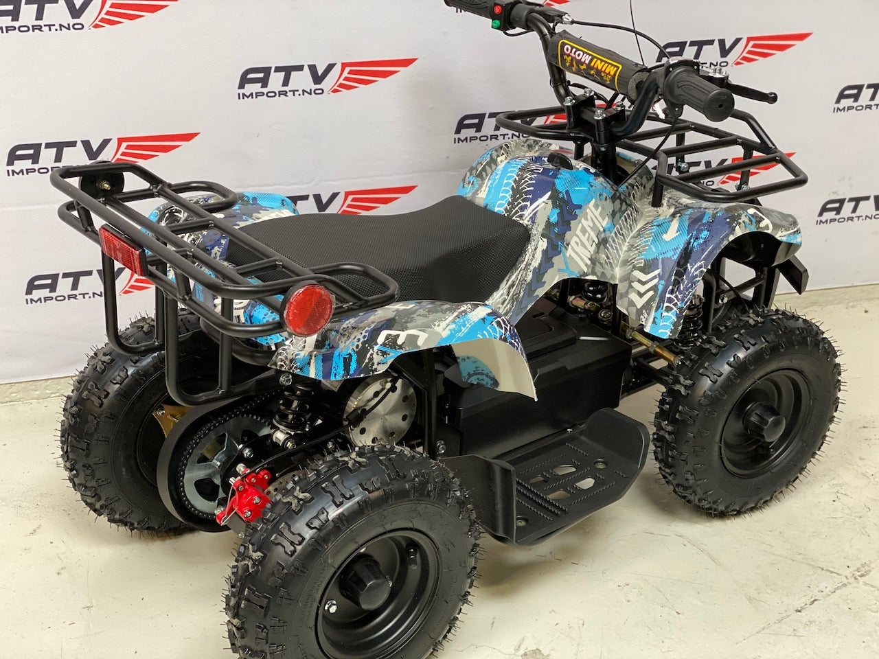 800 W Elektrisk barne ATV blå F1