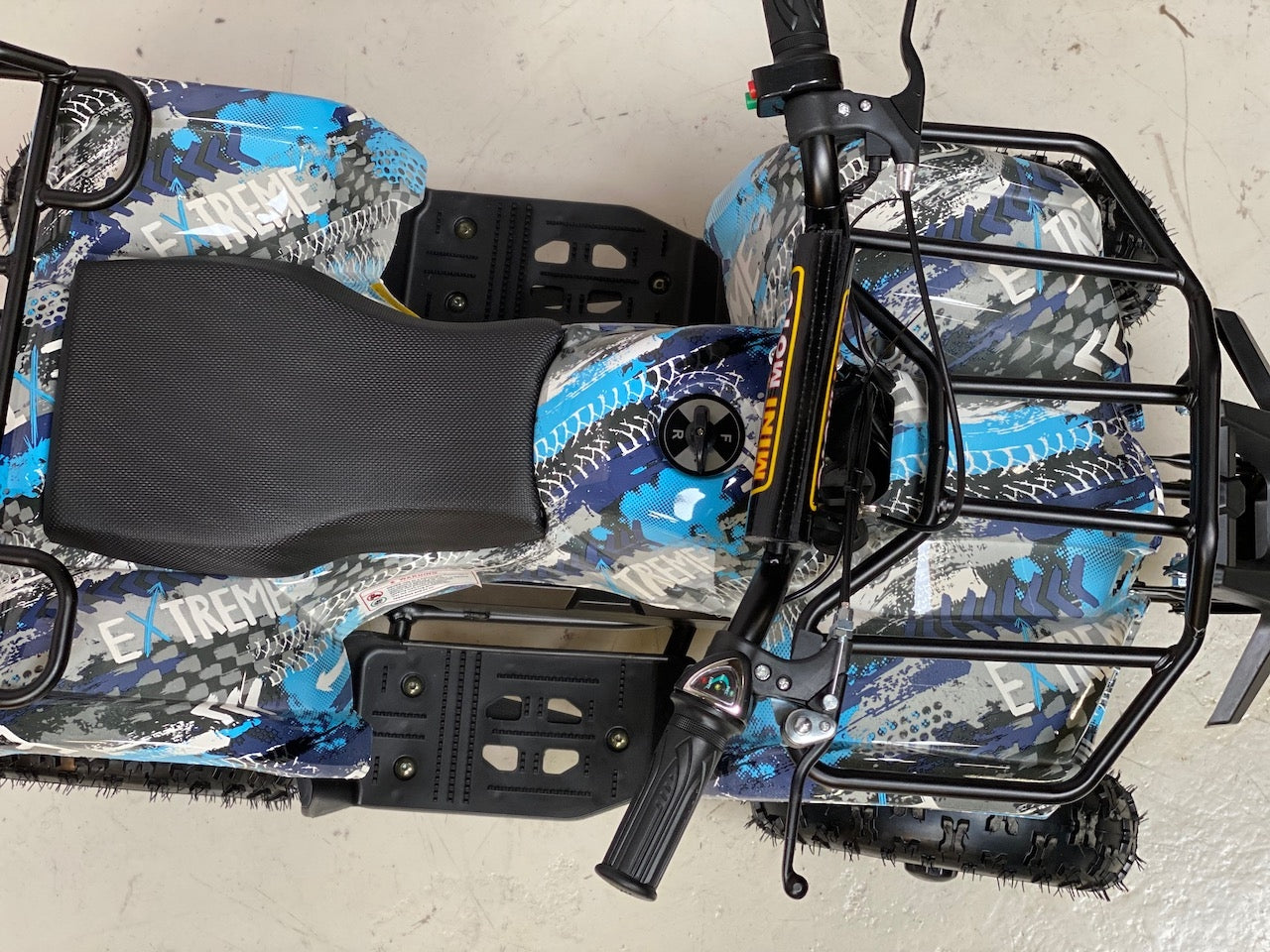 800 W Elektrisk barne ATV blå F1