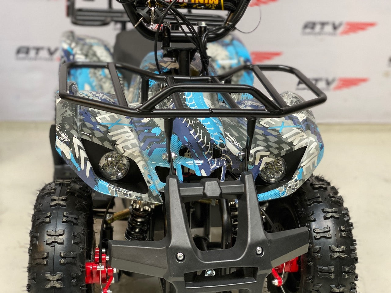 800 W Elektrisk barne ATV blå F1