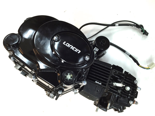 LONCIN motor 110cc 1+1, sort