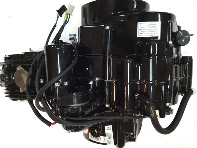 LONCIN komplett motor 125cc 3+1, sort