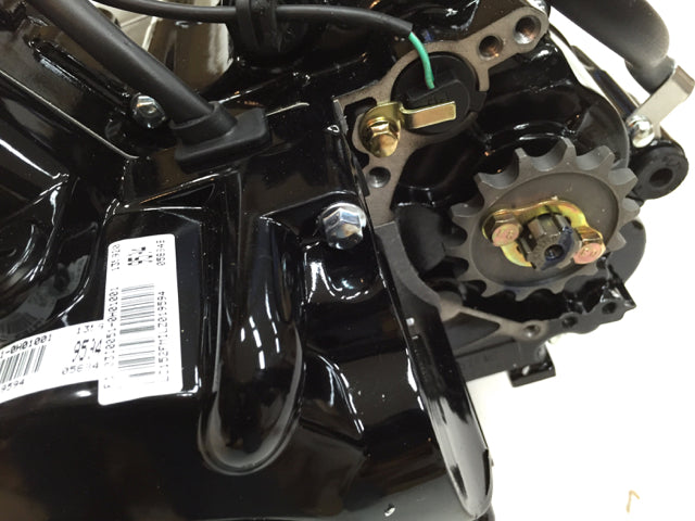 LONCIN komplett motor 125cc 3+1, sort