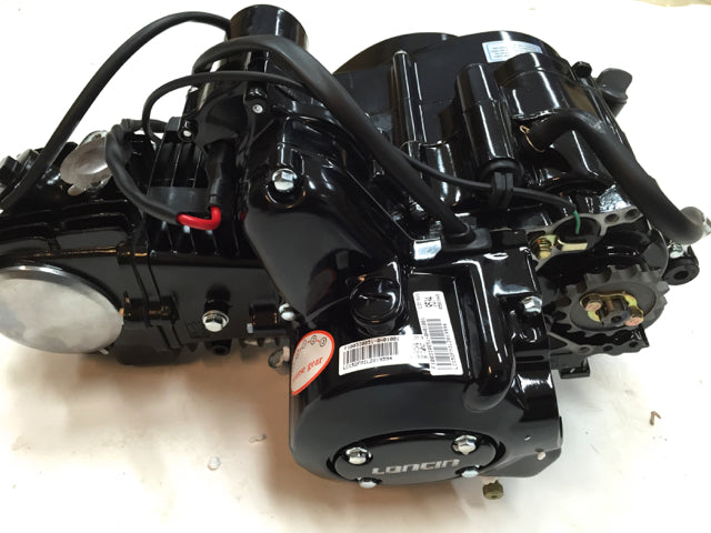 LONCIN komplett motor 125cc 3+1, sort