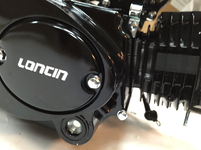 LONCIN komplett motor 125cc 3+1, sort