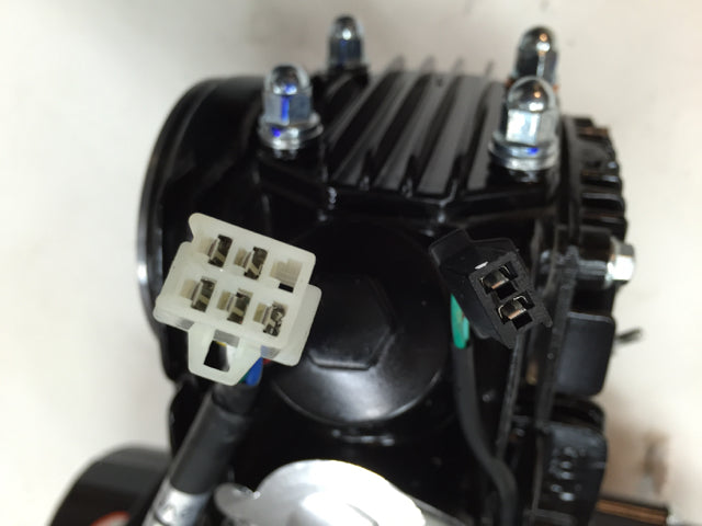 LONCIN komplett motor 125cc 3+1, sort
