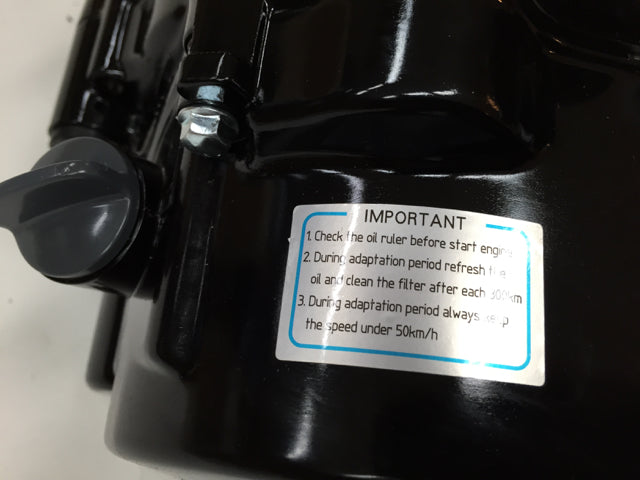 LONCIN komplett motor 125cc 3+1, sort
