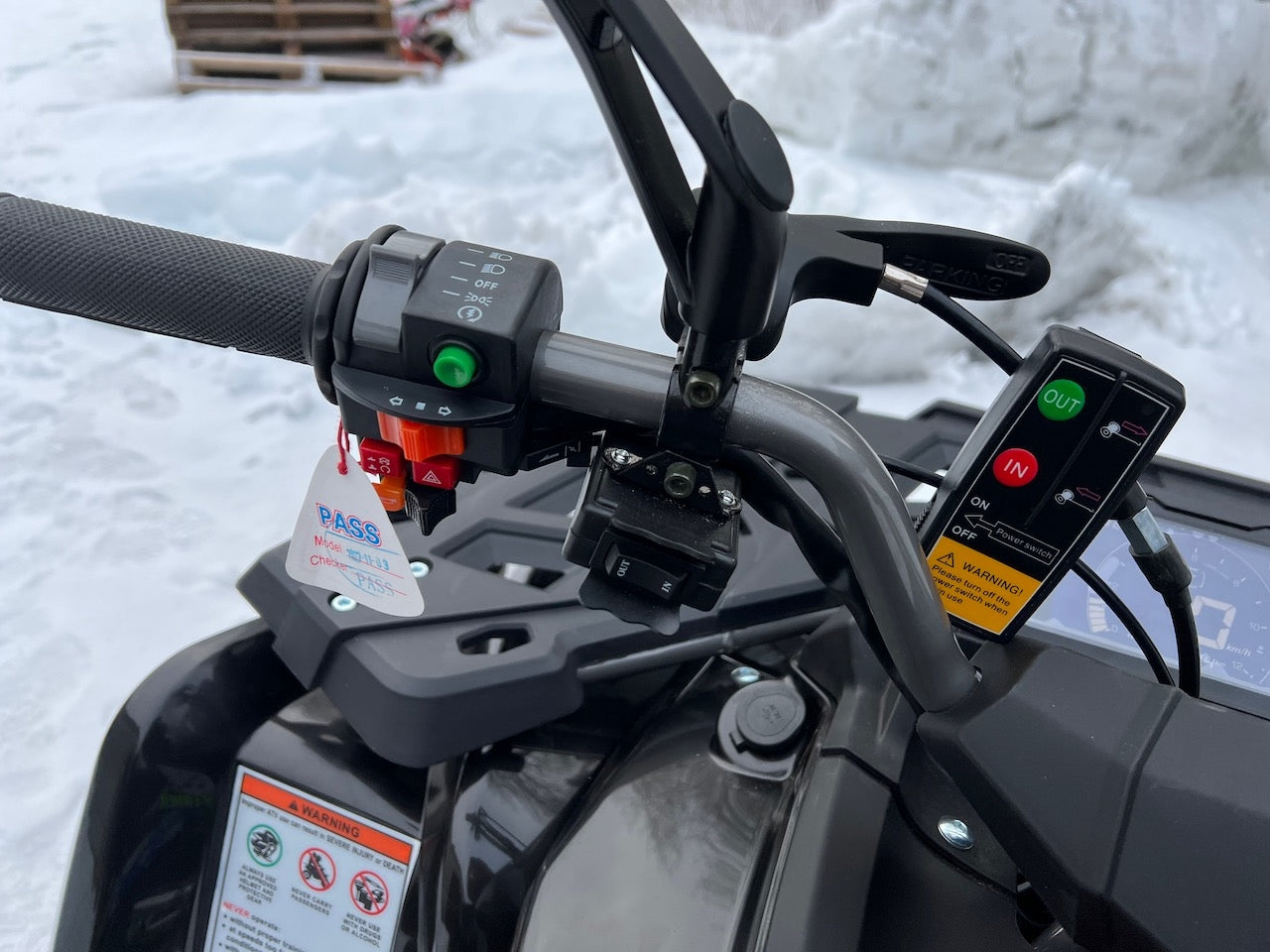T3b registrerbar - 200cc Hammer II - Stor modell m/vinsj - sort