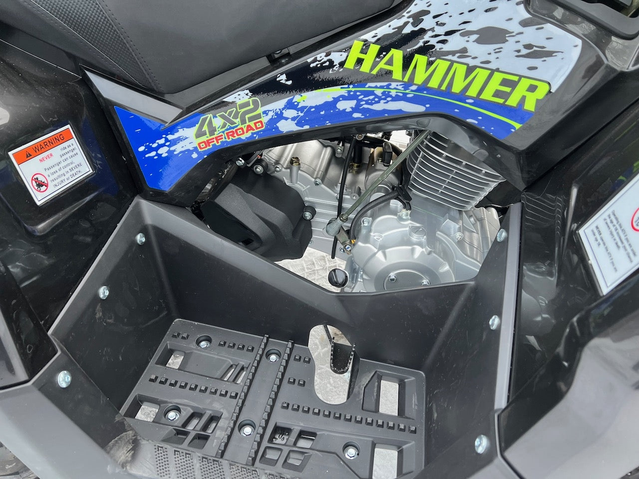 T3b registrerbar - 200cc Hammer II - Stor modell m/vinsj - sort
