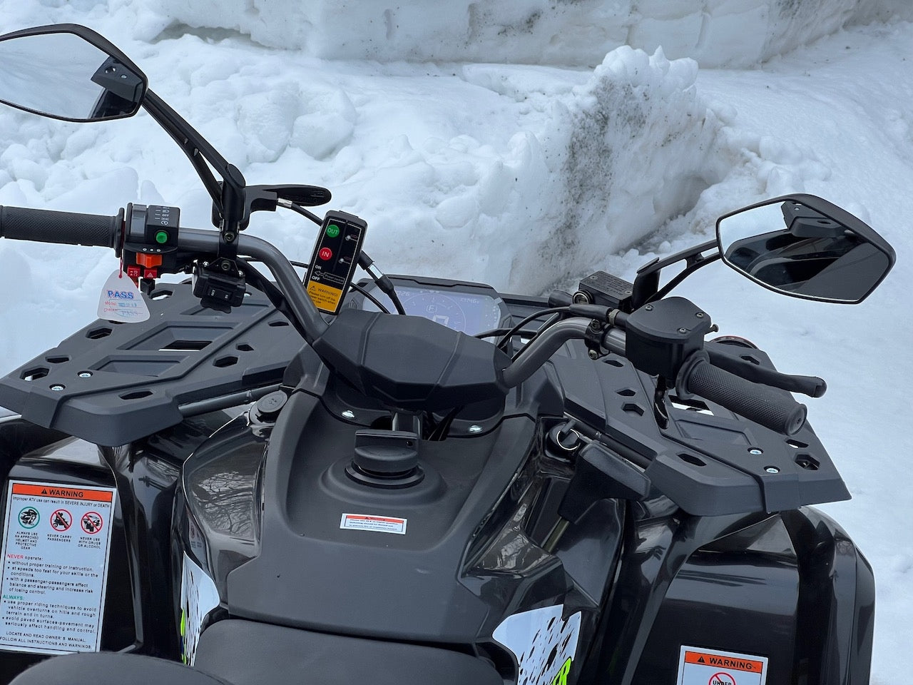 T3b registrerbar - 200cc Hammer II - Stor modell m/vinsj - sort