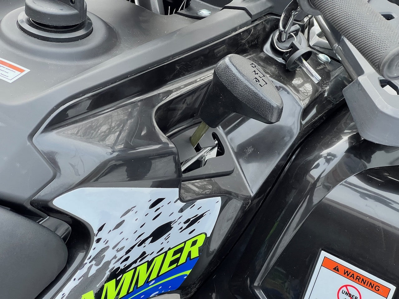 T3b registrerbar - 200cc Hammer II - Stor modell m/vinsj - sort