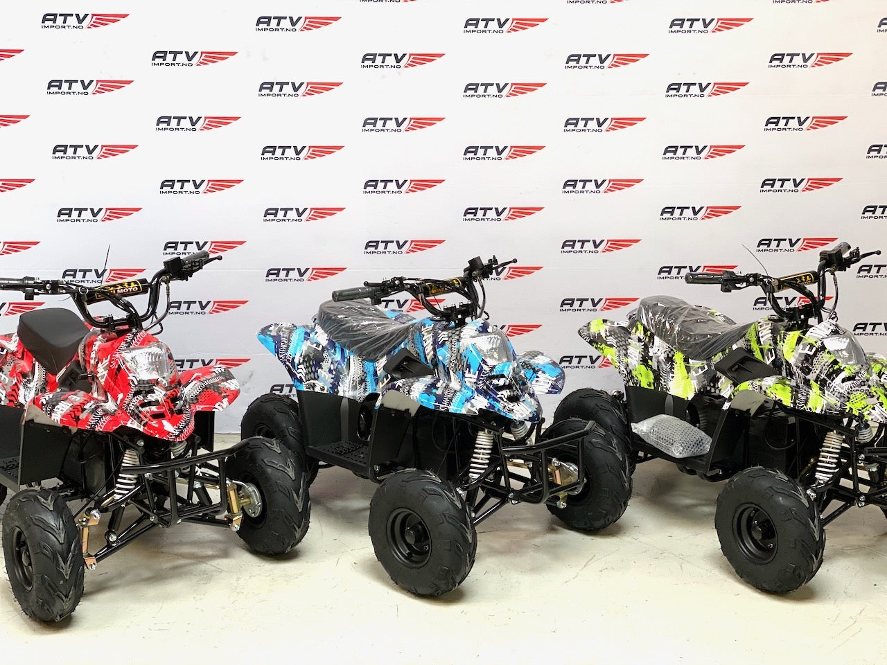 Elektrisk børsteløs, stor barne ATV rød F1