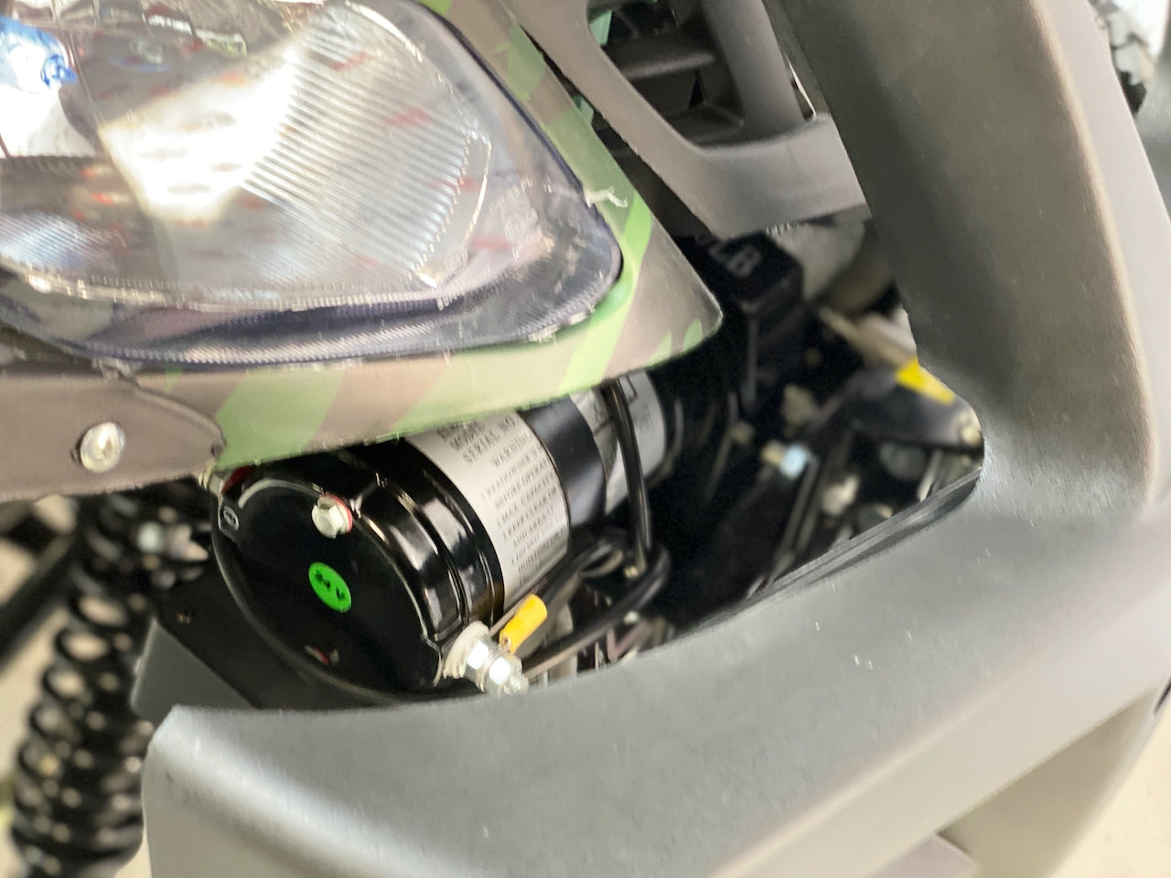 3000W Farmer 72V m/vinsj og hengerfeste - matt grønn camu
