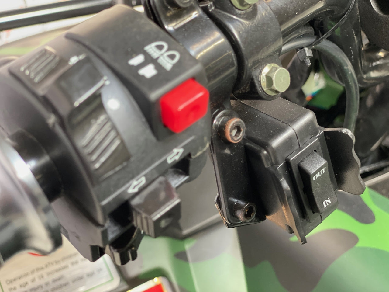 3000W Farmer 72V m/vinsj og hengerfeste - matt grønn camu