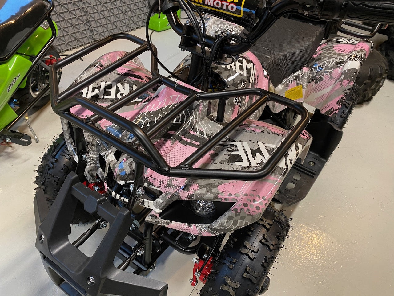 49cc Mini-Farmer m/el-start og fjernkontroll rosa F1