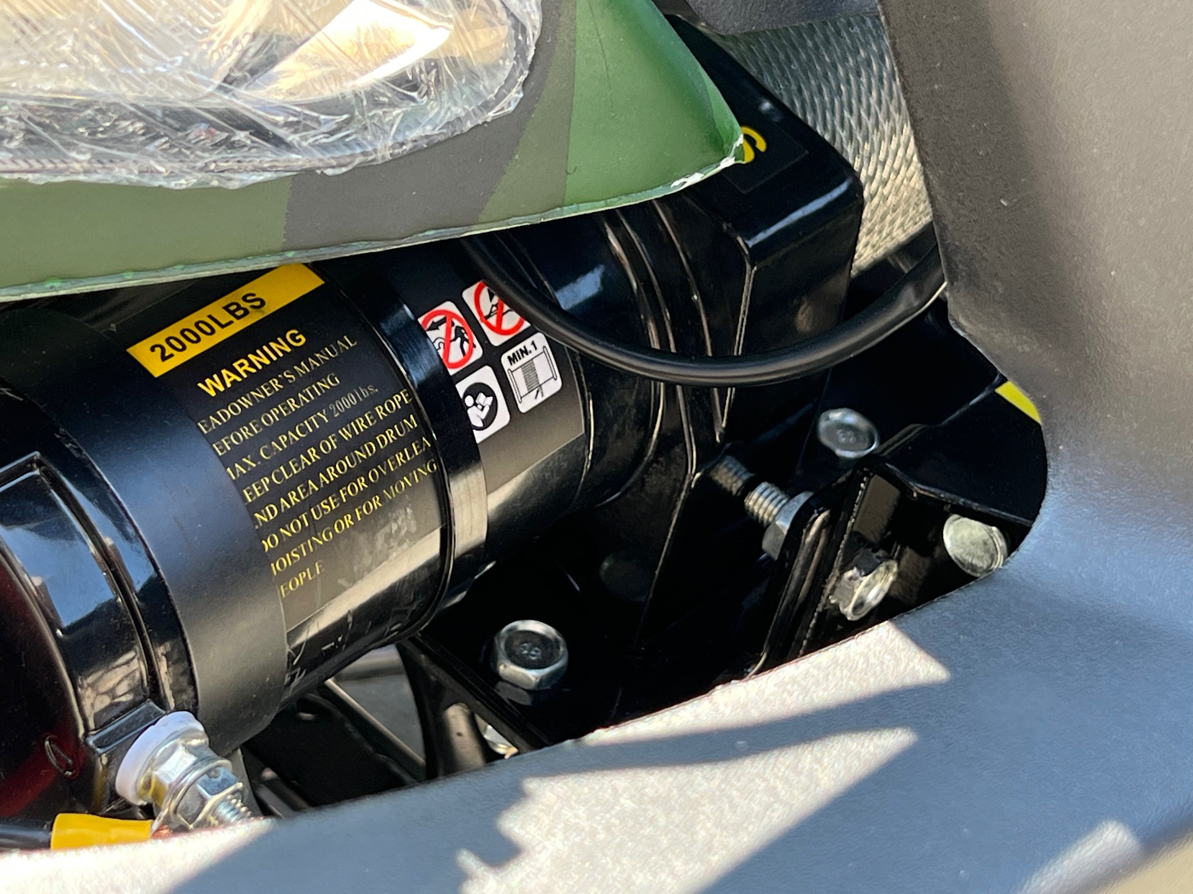 3000W Farmer 72V m/vinsj og hengerfeste - matt grønn camu
