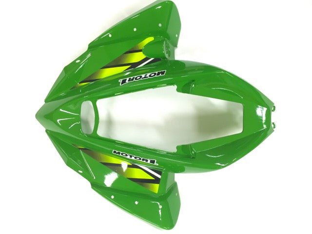 Hoveddel plastkåpe fremme 125cc/250cc, grønn