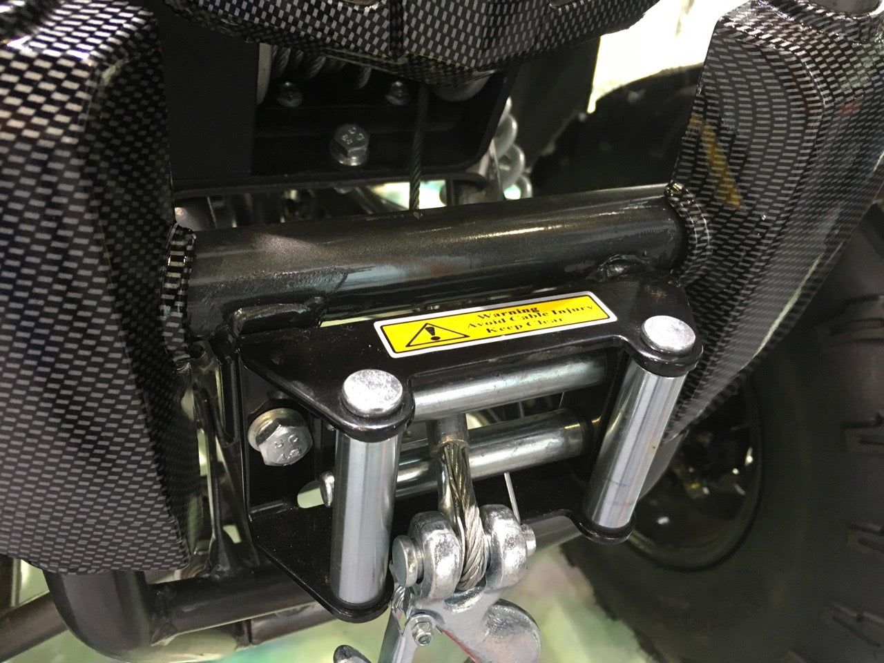 200cc Hammer - Carbon grå m/alu.felger og vinsj + Ledbar